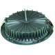 Downlight panel LED Redondo 230mm Gris Plata 25W Blanco Neutro, Corte 185mm ideal Techos de Lamas 